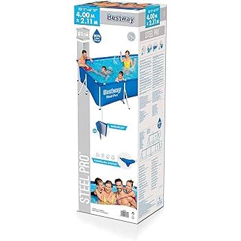Bestway - Steel Pro piscina desmontable rectangular (400 x 211 x 81 cm)
