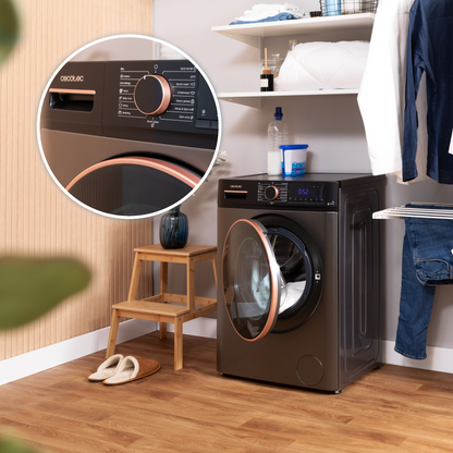 Cecotec Lavadora Bolero DressCode 10610 Inverter 10 Kg Acero Clase A Motor Inverter Plus