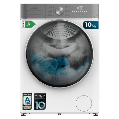 Cecotec Lavadora Bolero DressCode 10800 Inverter A 10 kg Capacidad Clase A Ahorro del 10 por ciento