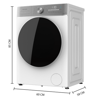 Cecotec Lavadora Bolero DressCode 10800 Inverter A 10 kg Capacidad Clase A Ahorro del 10 por ciento