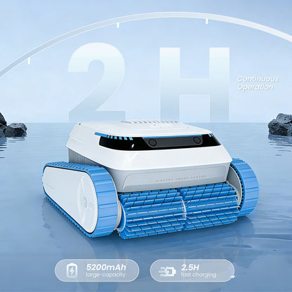 Nix Pool - Robot limpiafondos de piscina a batería sin cable QD40