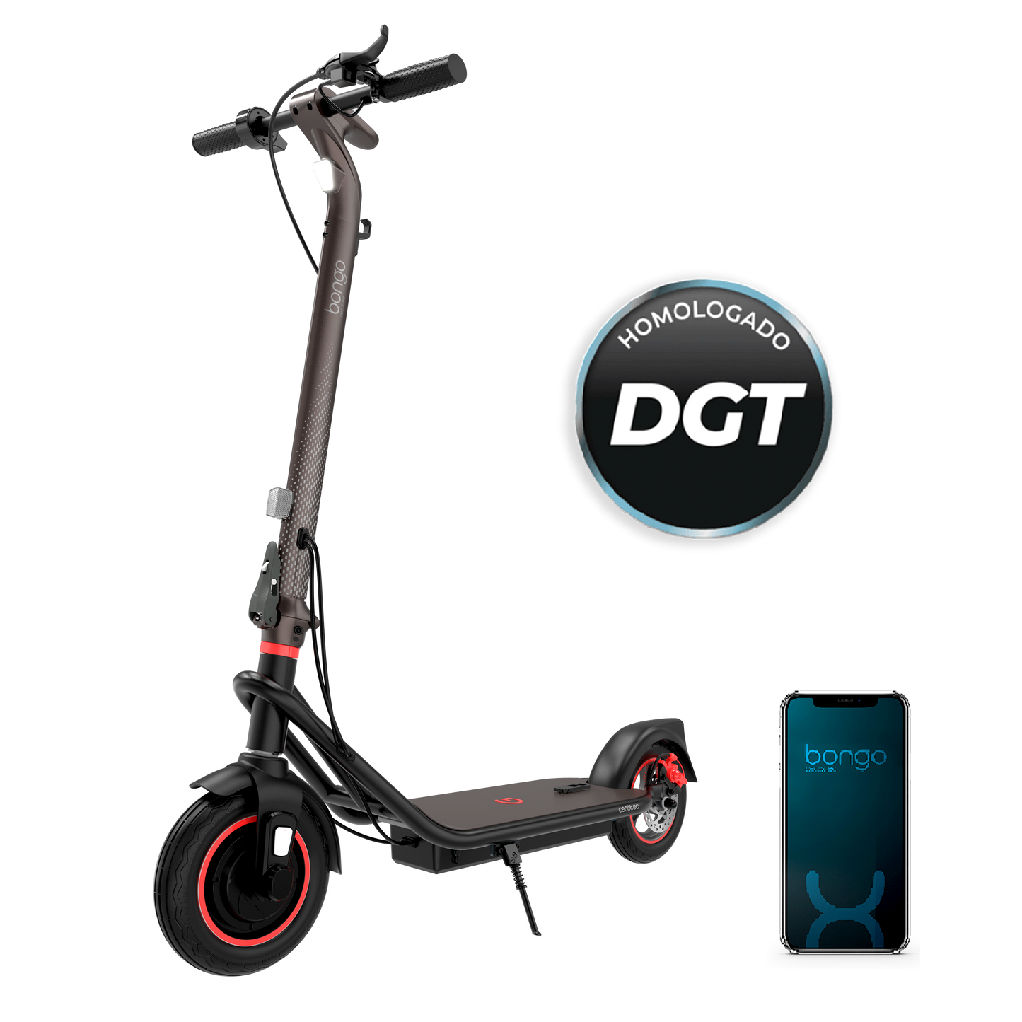 Cecotec Bongo G40 XXL Patinete Eléctrico 700 W Batería 360 Wh Conectado App Móvil