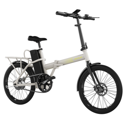 Cecotec Bicicleta Eléctrica Flexy 250W, 35 km autonomía, Batería extraíble 270Wh, Ruedas 20 pulgadas, Velocidad 25 km/h