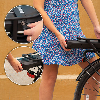 Cecotec Bicicleta Eléctrica Capital 28 Pulgadas 250 W Autonomía 80 Km Batería Desmontable 468 Wh