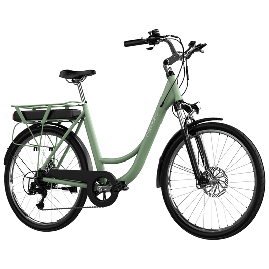Cecotec Bicicleta Eléctrica Capital 28 Pulgadas 250 W Autonomía 80 Km Batería Desmontable 468 Wh
