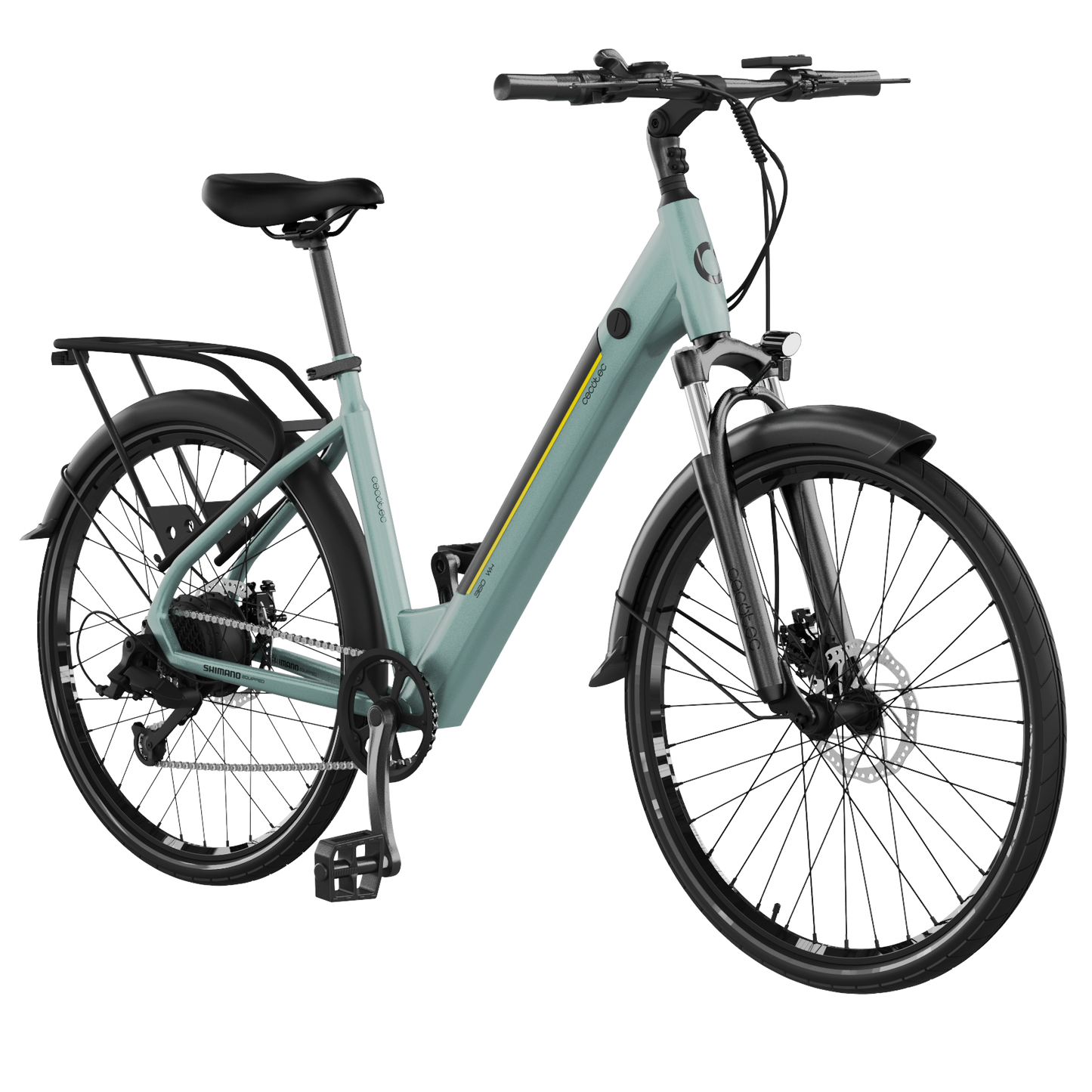 Cecotec Bicicleta Eléctrica Urban 250W Batería 460Wh 36V 12,8Ah Autonomía 90km Para Ciudad Y Campo