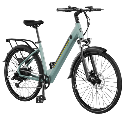Cecotec Bicicleta Eléctrica Urban 250W Batería 460Wh 36V 12,8Ah Autonomía 90km Para Ciudad Y Campo