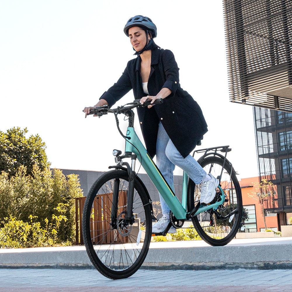 Cecotec Bicicleta Eléctrica Urban 250W Batería 460Wh 36V 12,8Ah Autonomía 90km Para Ciudad Y Campo