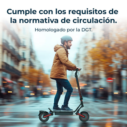 Cecotec Bongo D40 XL Patinete Eléctrico Con Suspensión 350 W Pico 800 W Batería 360 Wh 40 Km