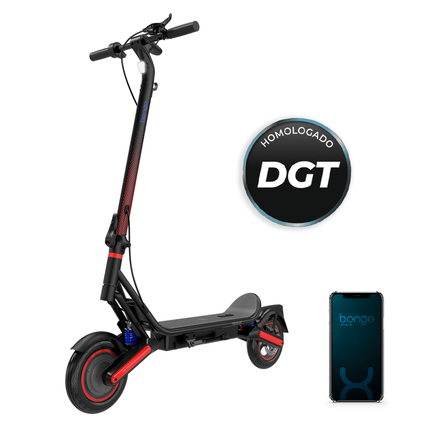 Cecotec Bongo D40 XL Patinete Eléctrico Con Suspensión 350 W Pico 800 W Batería 360 Wh 40 Km