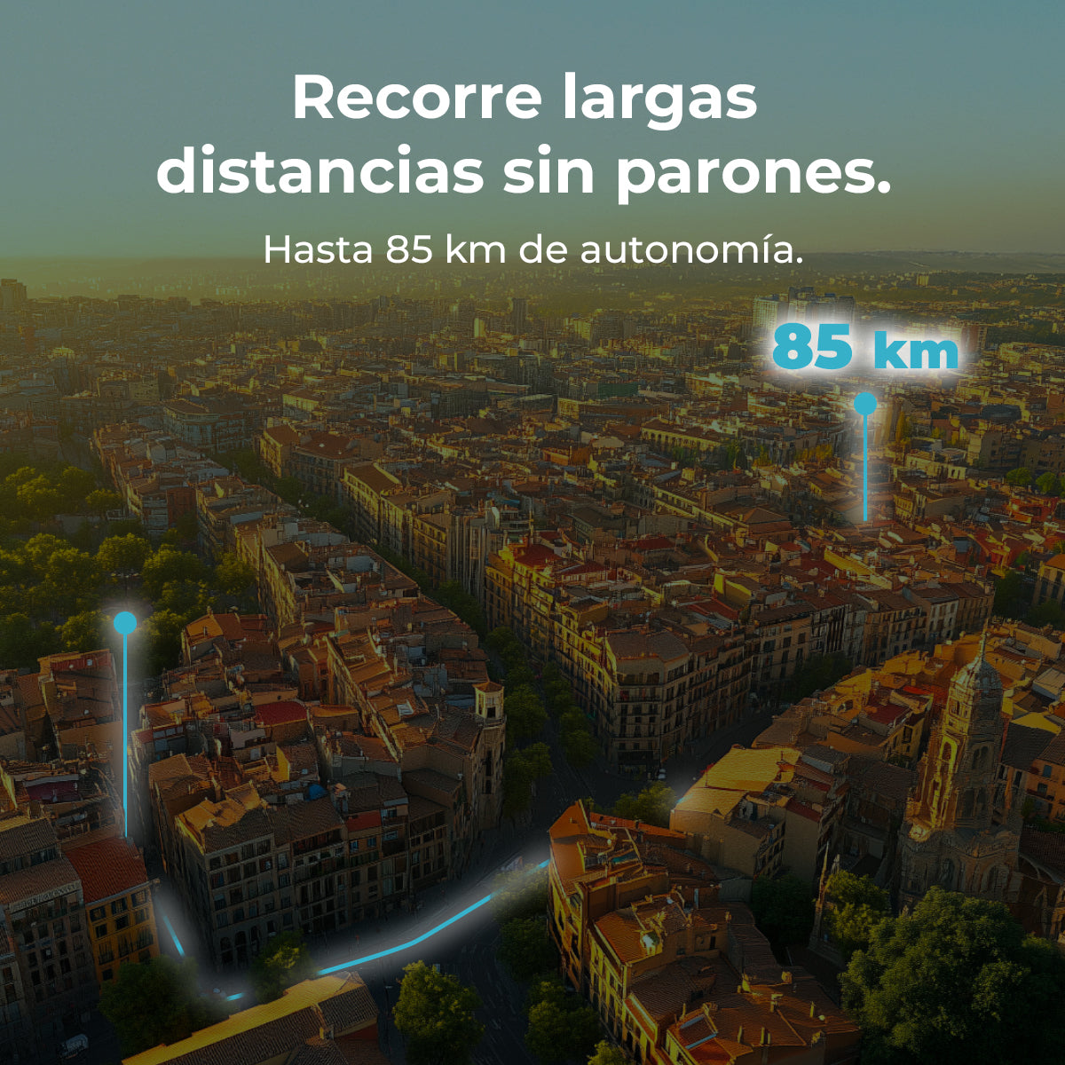 Cecotec Bongo Doble Y85 2x2 XXL Connected Patinete Eléctrico 2100 W Autonomía 85 km