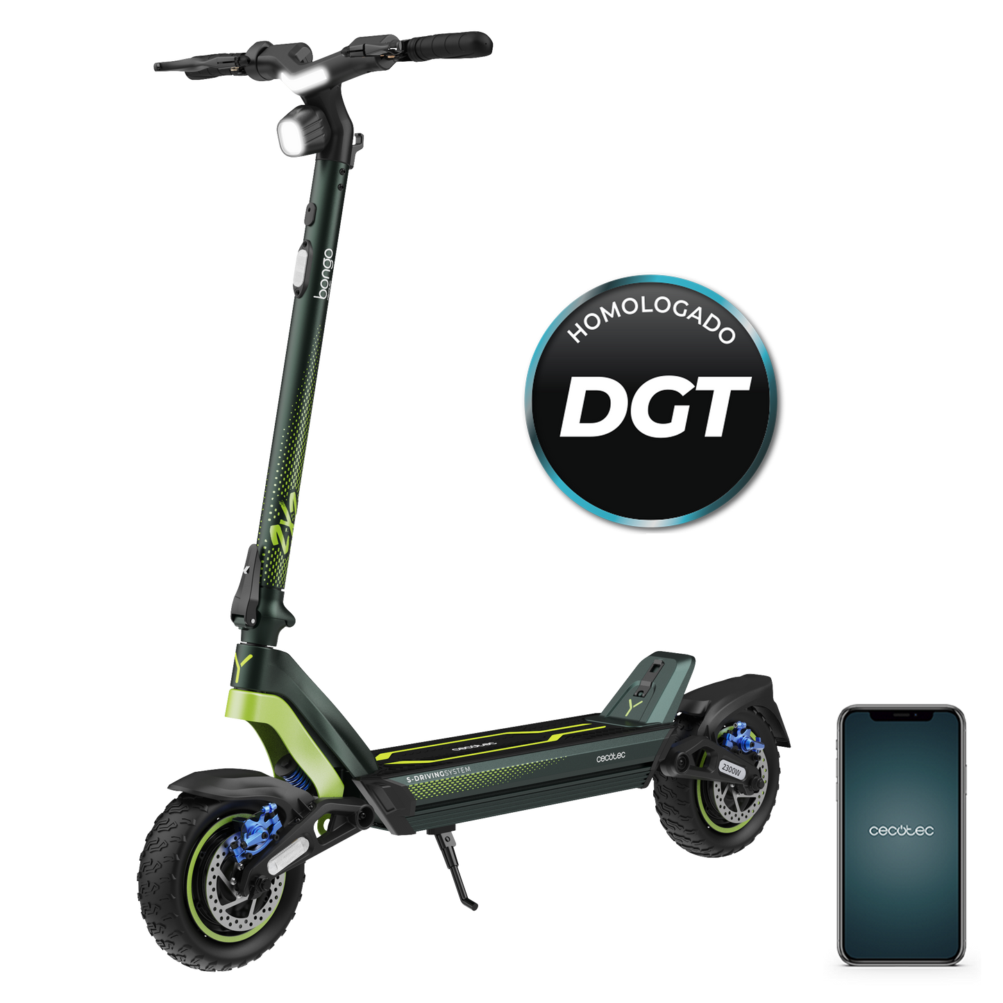 Cecotec Bongo Doble Y85 2x2 XXL Connected Patinete Eléctrico 2100 W Autonomía 85 km