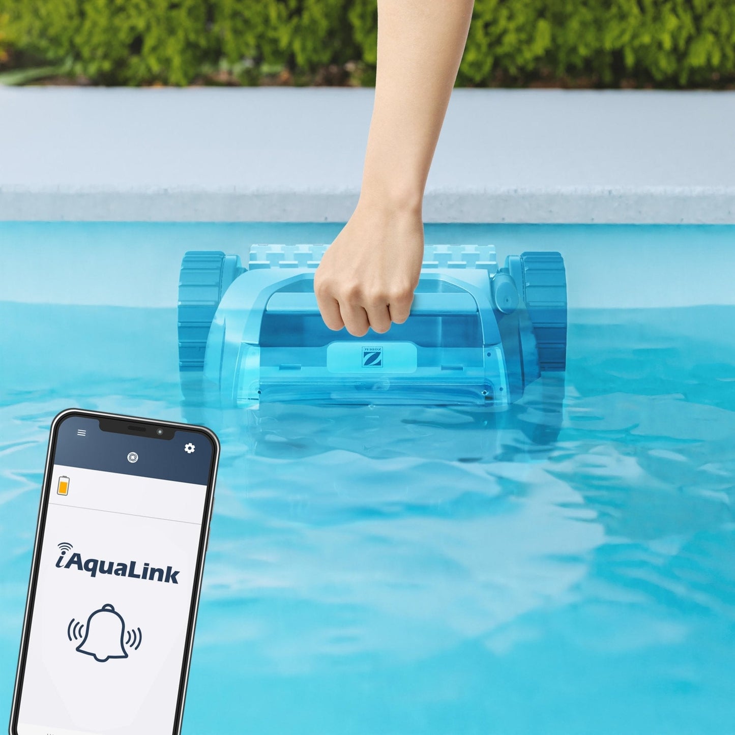 Zodiac - Freedom OF 42 iQ Robot limpiafondos sin cable para piscina