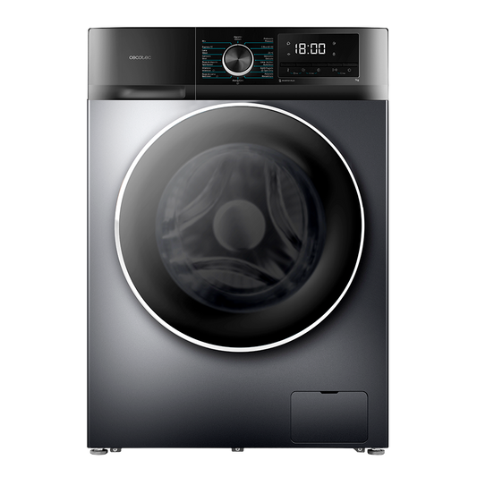 Cecotec Lavadora Bolero DressCode 7500 Inverter Acero A 7 kg 1400 rpm 16 Programas