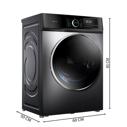 Cecotec Lavadora Bolero DressCode 7500 Inverter Acero A 7 kg 1400 rpm 16 Programas