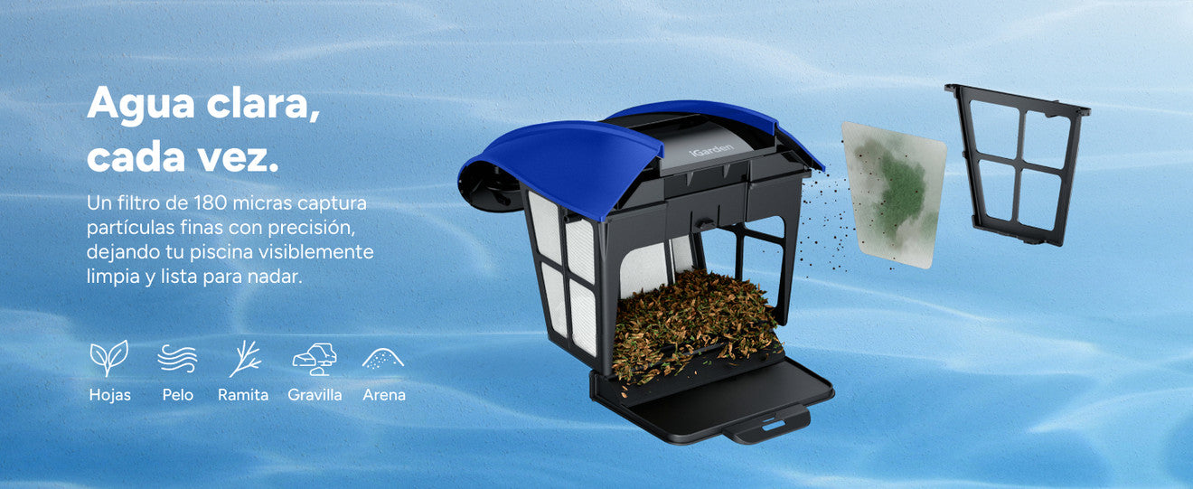 iGarden K60 robot limpiafondos de piscina sin cable automático