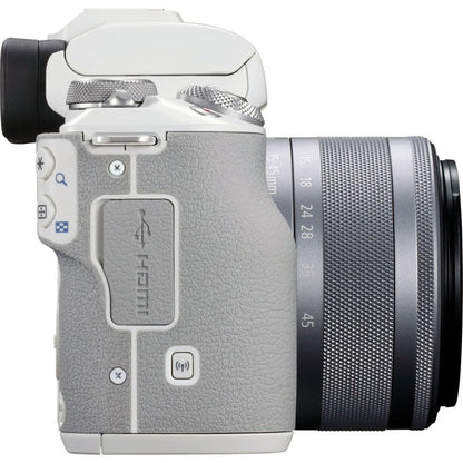 Kit Canon EOS M50 Mark II 15-45 mm Blanco
