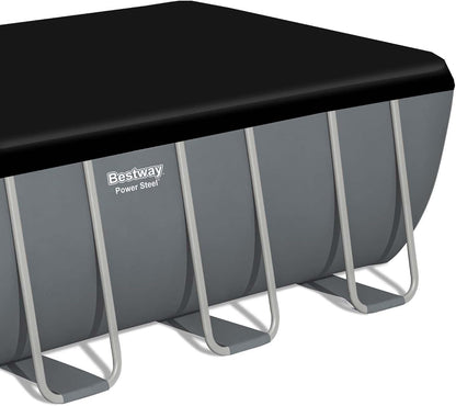 Bestway – Power Steel piscina desmontable rectangular (488 × 244 × 122 cm)