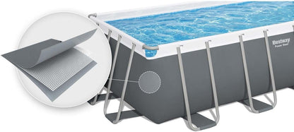 Bestway – Power Steel piscina desmontable rectangular (404 × 201 × 100 cm)
