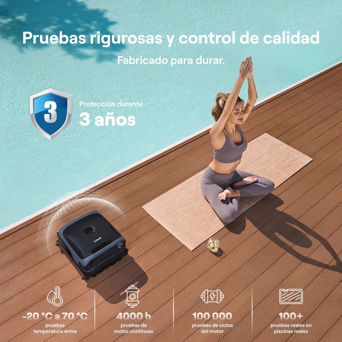 Beatbot Sora P7 Robot limpiafondos sin cable para piscina