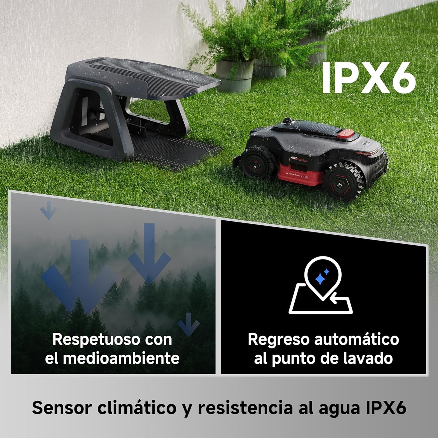 Mova – LiDAX Ultra 1000 robot cortacésped sin cable AWD