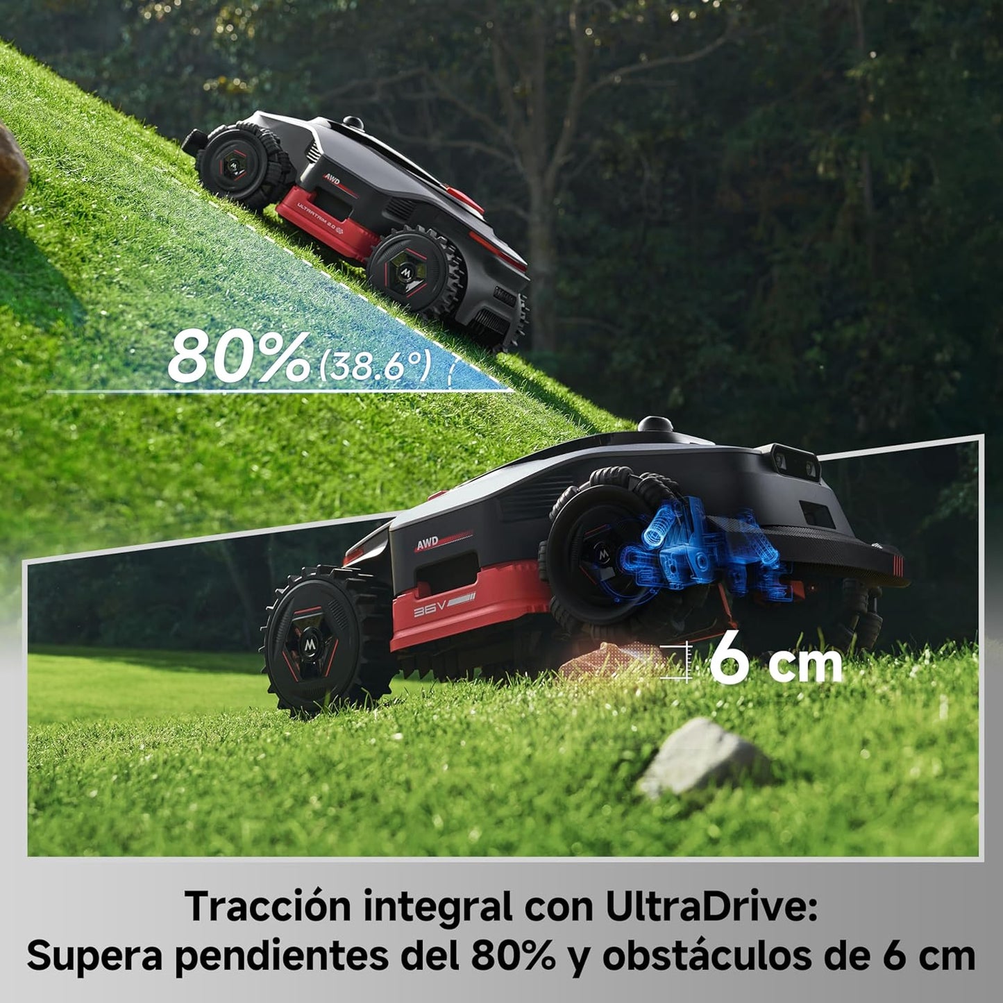 Mova – LiDAX Ultra 1000 robot cortacésped sin cable AWD