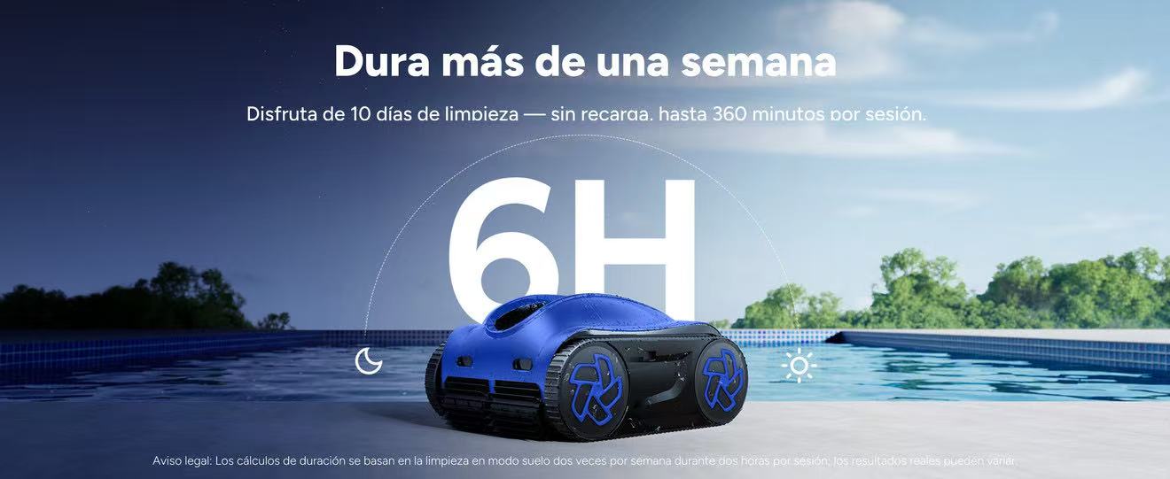 iGarden K60 robot limpiafondos de piscina sin cable automático