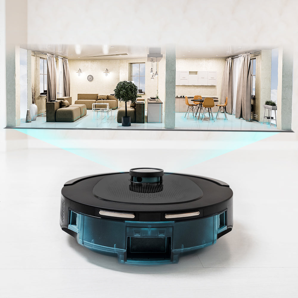 Cecotec Conga 8490 Ultimate Ultra Power Robot Aspirador con Láser Mapeo Interactivo App 3.0