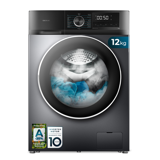 Cecotec Lavadora Bolero DressCode 12500 Inverter 12 kg