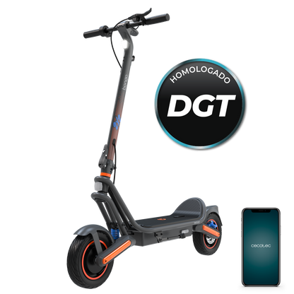 Cecotec Bongo GS65 2x2 XXL Connected Patinete Eléctrico 1000 W Máx Conducción Cómoda Base Ultrawide