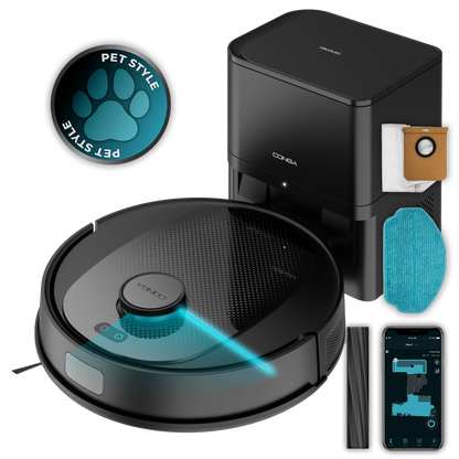 Cecotec Conga 7690 Immortal Max Home M Robot Aspirador Con Navegación Láser Y 5000 Pa