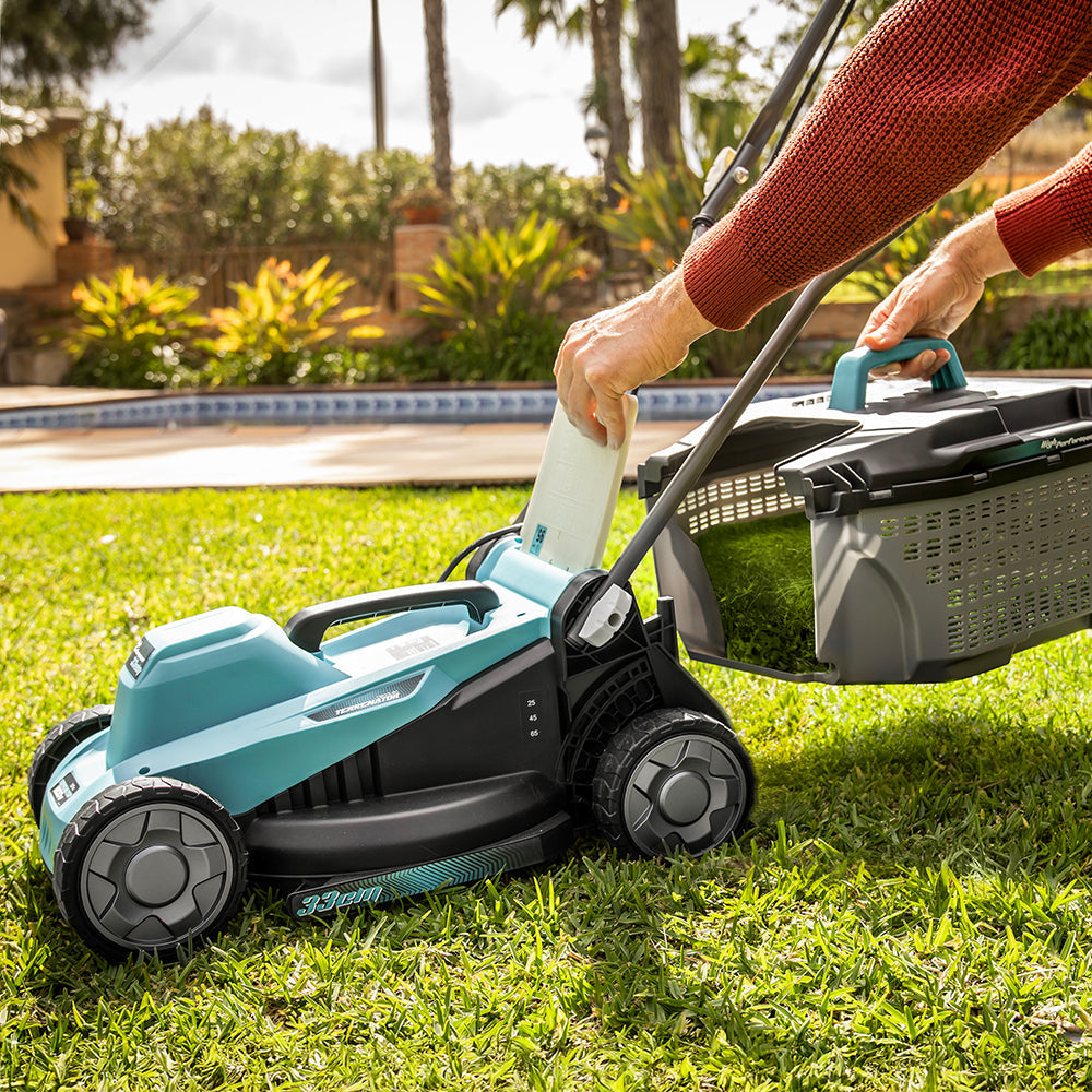 Cecotec Terrenator 330 Flex Cortacésped Eléctrico 1200 W 3450 RPM Ancho de Corte 33 cm Depósito 30 L