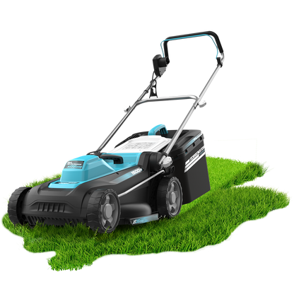 Cecotec Cortacésped Eléctrico Terrenator 360 Flex Z 1500 W Sistema Z Tech Altura Centralizada