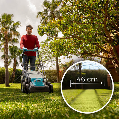 Cecotec Cortacésped Eléctrico Terrenator 460 Flex Z Auto 2000 W Propulsión Automática Para Facilitar Trabajos
