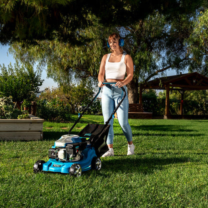 Cecotec Terrenator 2700.39 Cortacésped de Gasolina 127cc 2.1 kW 2 en 1 Recoger Césped