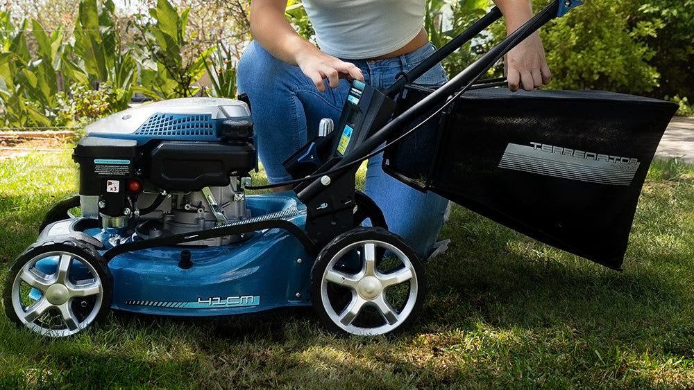 Cecotec Terrenator 2700.41 Total Z Cortacésped De Gasolina Con ZTech 144cc 2,4kW 3,2CV