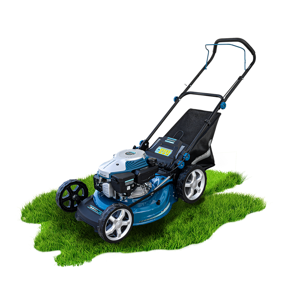 Cecotec Cortacésped de Gasolina Terrenator 3200 46 Z Total Motor 144 cc 2.4 kW 3.2 CV Altura Ztech