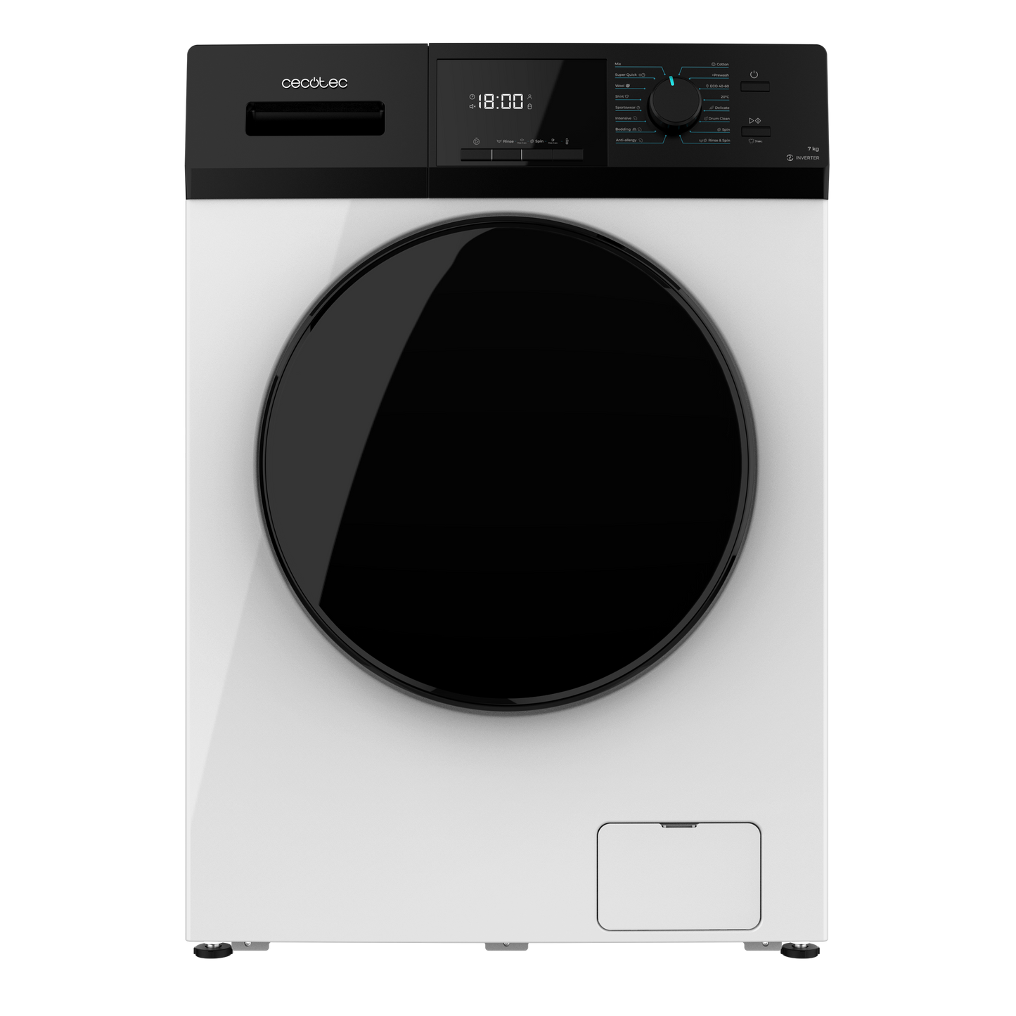 Cecotec Bolero Dresscode 7411 Inverter Lavadora 7 kg 1200 rpm 16 Programas Eficiencia Energética A