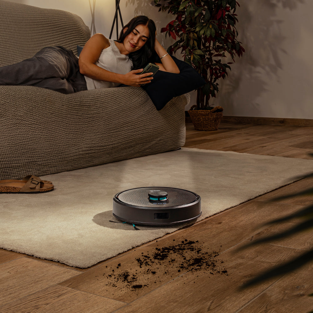 Cecotec Conga M50 Robot Aspirador Láser Mapa Interactivo Limpieza Personalizada Inteligente