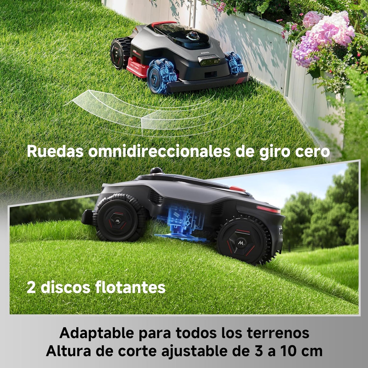 Mova – LiDAX Ultra 1000 robot cortacésped sin cable AWD