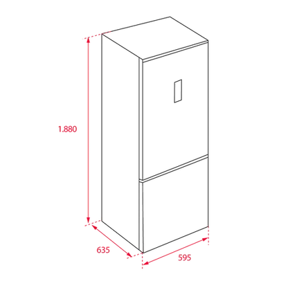 Frigoríficos Combi No Frost Teka NFL 345 C