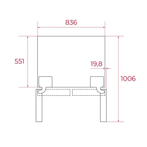 Frigorífico Americano RMF 75820 GBK TEKA