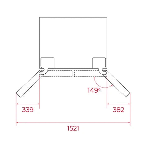 Frigorífico Americano RMF 75820 GBK TEKA