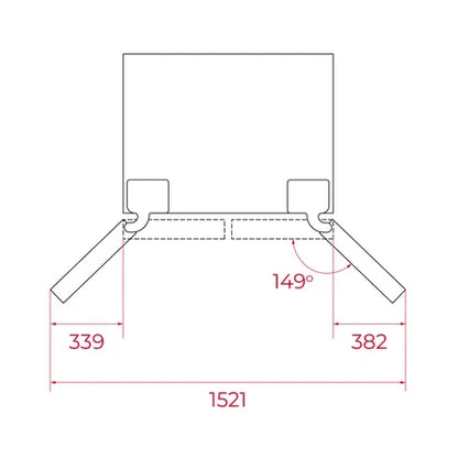 Frigorífico Americano RMF 75820 GBK TEKA
