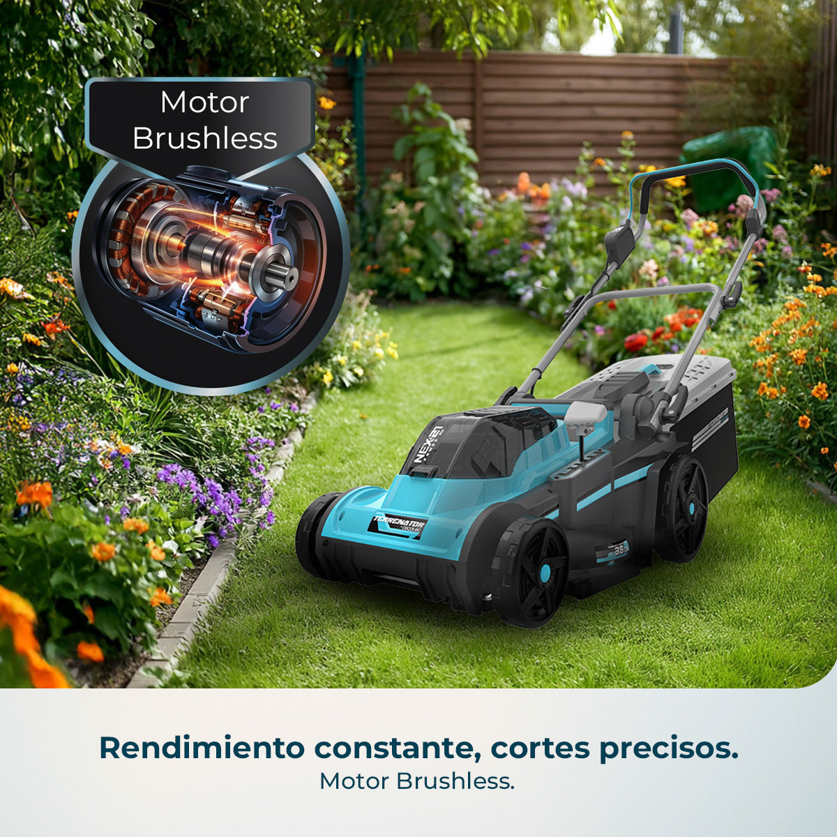 Cecotec Cortacésped De Batería Terrenator E3 Liberty Z Plus