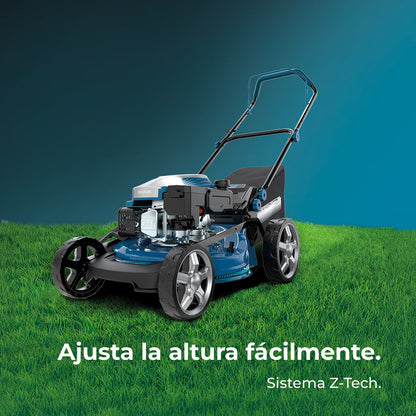 Cecotec Cortacésped de Gasolina Terrenator 3200 46 Z Total Motor 144 cc 2.4 kW 3.2 CV Altura Ztech