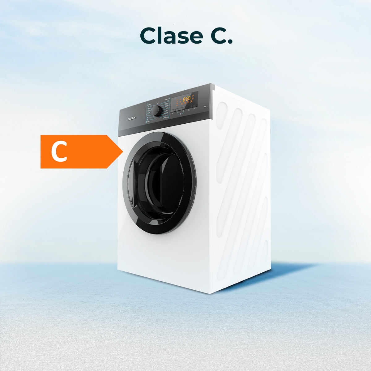 Cecotec Bolero DressCode Dry 7200V C Secadora 7 kg con Regeneración de Aire y Secado Rápido