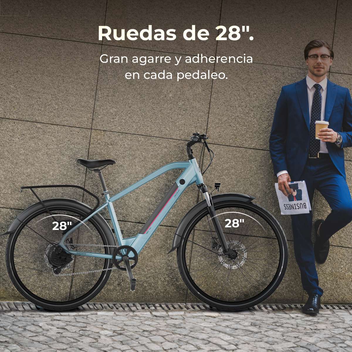 Cecotec Urban Pro Bicicleta Eléctrica 250W 90 Km Autonomía