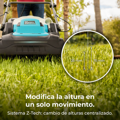Cecotec Cortacésped Eléctrico Terrenator 460 Flex Z Auto 2000 W Propulsión Automática Para Facilitar Trabajos
