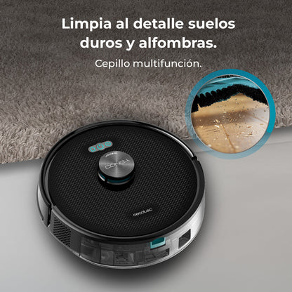 Cecotec Conga M50 Robot Aspirador Láser Mapa Interactivo Limpieza Personalizada Inteligente